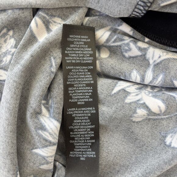 White House Black Market Floral Dress Size M Petite Embroidered Stretch Classic - Picture 8 of 13